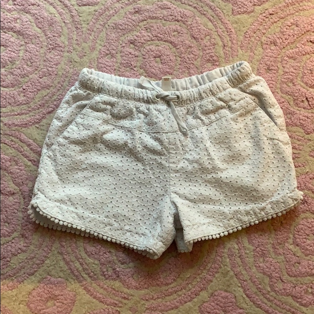 Girls white Cat & Jack shorts